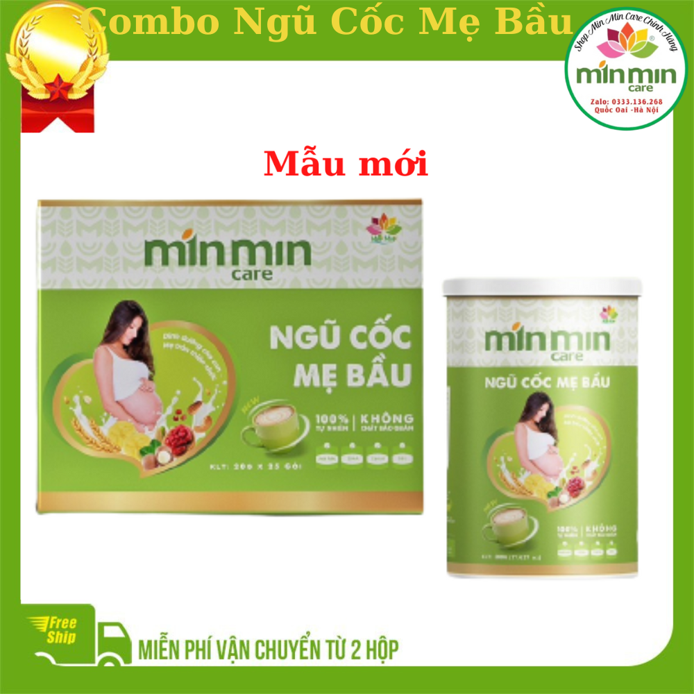 Ngũ Cốc Mẹ Bầu Min Min Care dạng lon thiếc